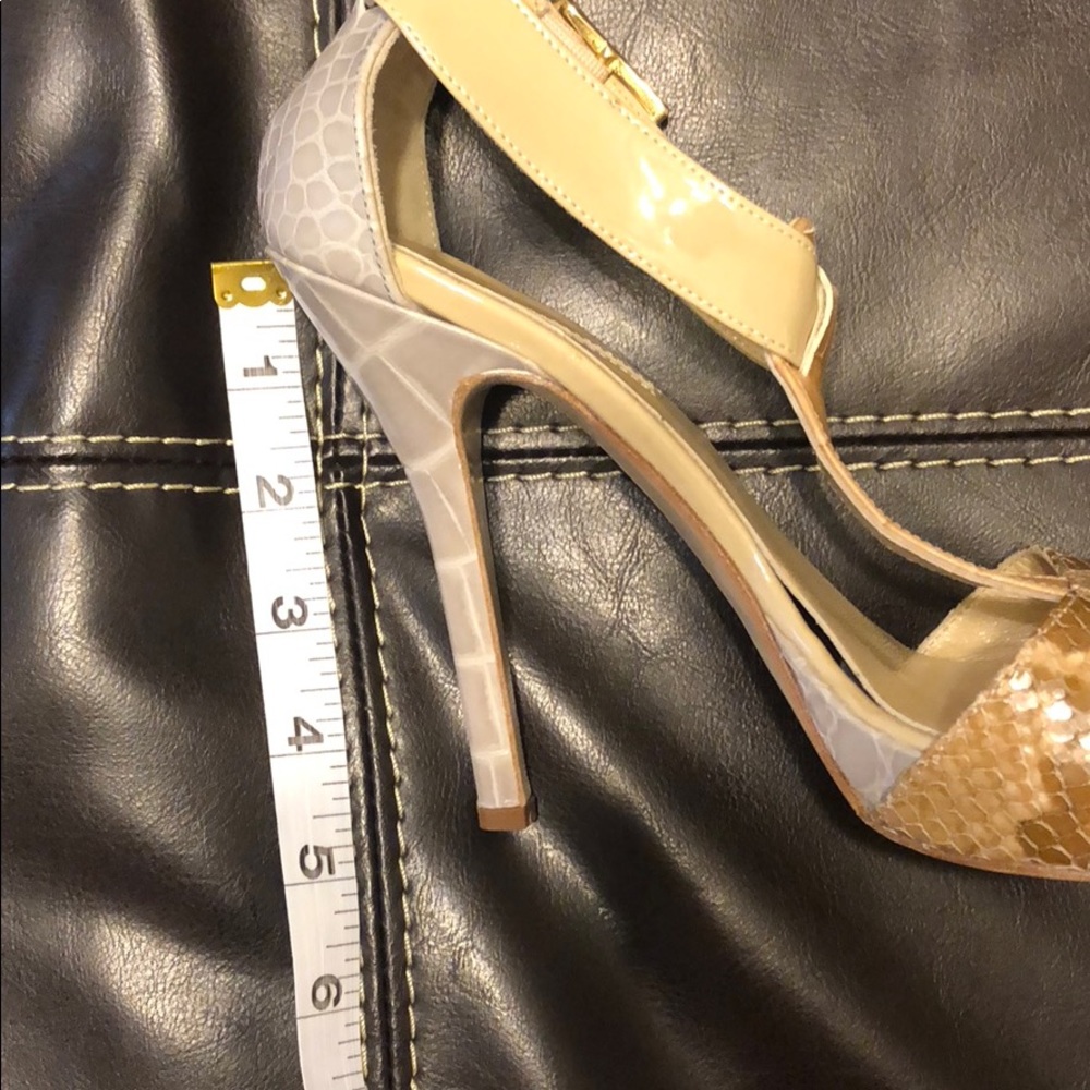 Charles David Snakeskin Heels - Picture 3 of 5